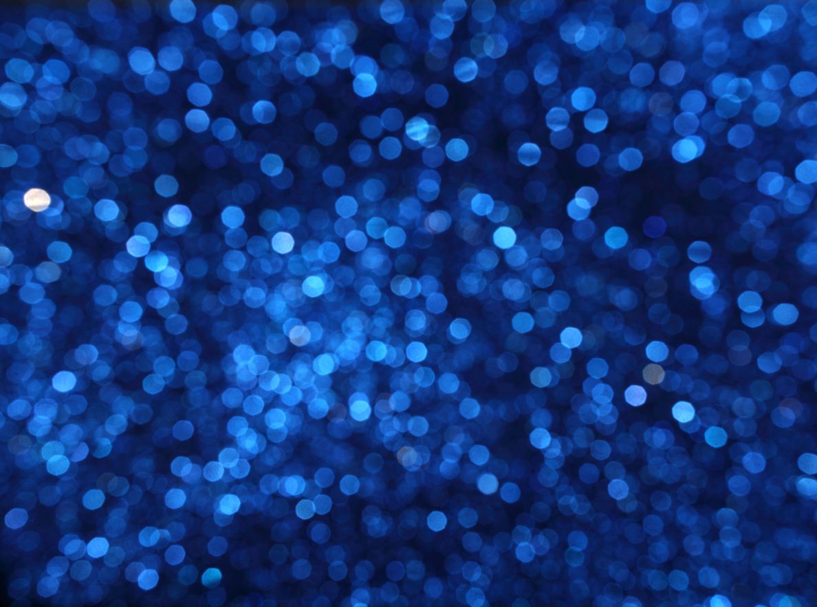 Blue defocused lights
